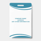 動物病院職員写真IDバッジ バッジ (裏面)