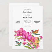 動物相ミニマリスト 招待状 (正面/裏面)