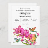 動物相ミニマル結婚リスト 招待状 (正面/裏面)