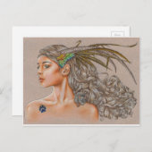 「動物相」のはがき ポストカード (正面/裏面)