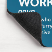 動物笑わされる駆除労働者の意味 マウスパッド (コーナー)