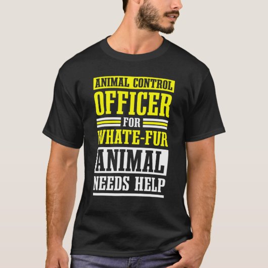 動物管理士公安動物救護 Tシャツ (正面)