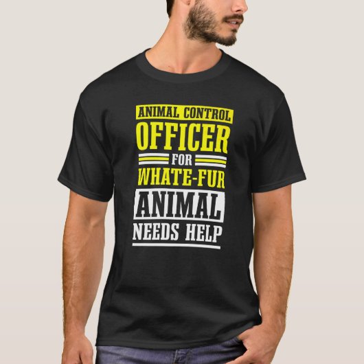動物管理士公安動物救護 Tシャツ (正面)
