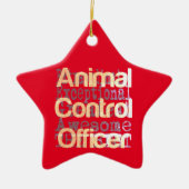 動物管理士官 セラミックオーナメント (正面)