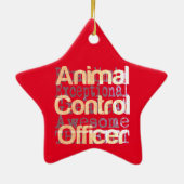 動物管理士官 セラミックオーナメント (裏面)