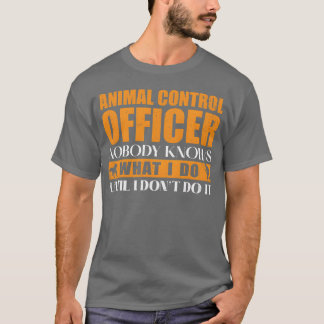 動物管理官の家族 Tシャツ