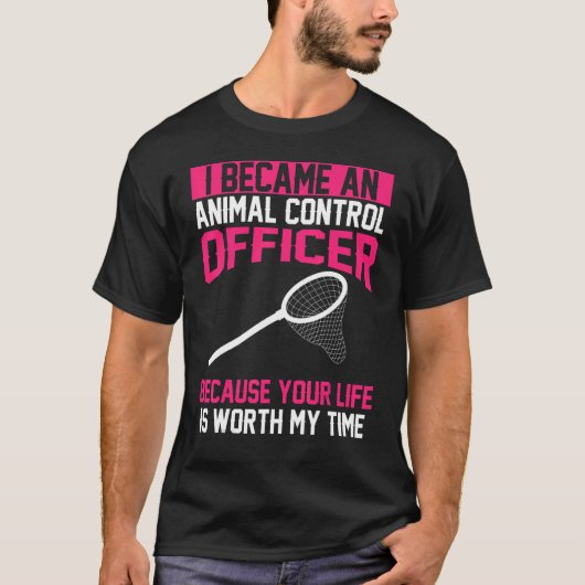 動物管理官の服 すばらしい管理官たち デ Tシャツ (正面)