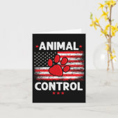 動物管理局の男女 カード (黄色い花)