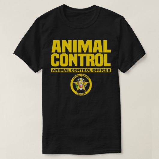 動物管理救助官公安協会 Tシャツ (デザイン正面)