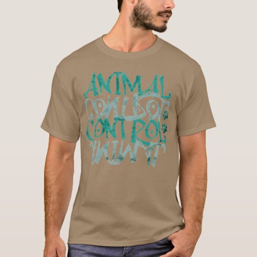 動物管理1 ふざけた Tシャツ (正面)