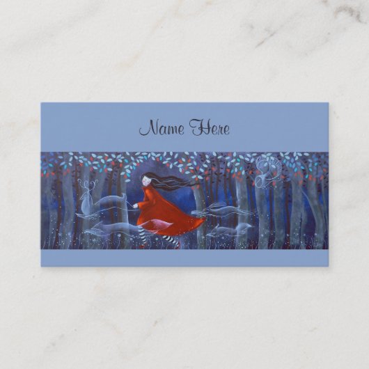 動物精神の森 名刺 (正面)