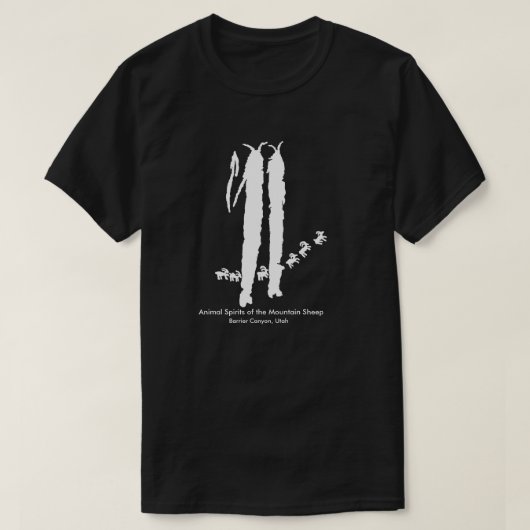 動物精神の絵画図表 Tシャツ (デザイン正面)
