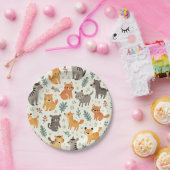 動物紙プレート ペーパープレート (パーティー)