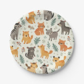 動物紙プレート ペーパープレート (正面)