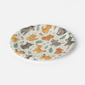 動物紙プレート ペーパープレート (アングル)