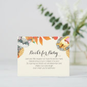 動物素朴のカボチャ本のインサートを持ってくる インビテーションポストカード (スタンド正面)