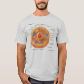 動物細胞が教育を受ける Tシャツ (正面)