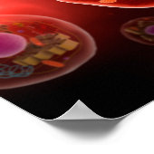 動物細胞の顕微鏡的見解2 ポスター (角)