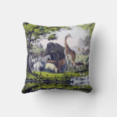 動物群 クッション (裏面)