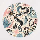 動物色 ラベル (デザイン2)