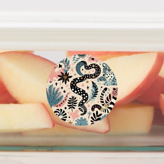 動物色 ラベル (貼付)