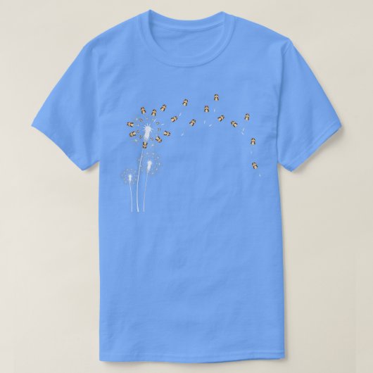 動物花植物 – Dandelion Guinea Pig14 Tシャツ (デザイン正面)