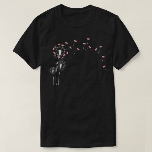 動物花植物 – Dandelion Pig178 Tシャツ (デザイン正面)