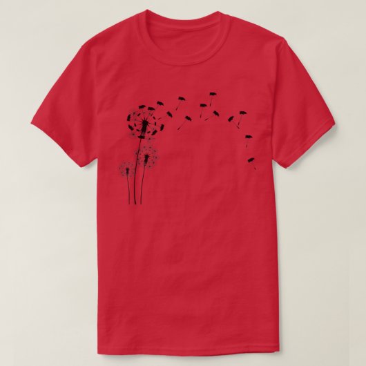 動物花植物 – Dandelion Pig 179 Tシャツ (デザイン正面)