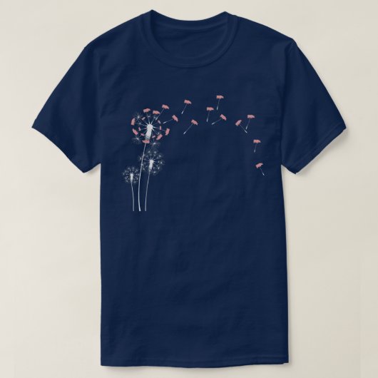 動物花植物 – Dandelion Pig Tシャツ (デザイン正面)
