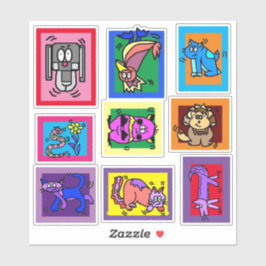 動物芸術の救済 シール