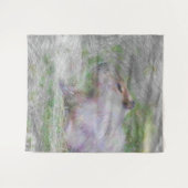 動物芸術的のカピバラ タペストリー (正面(横))