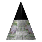 動物芸術的のカピバラ パーティーハット (裏面)