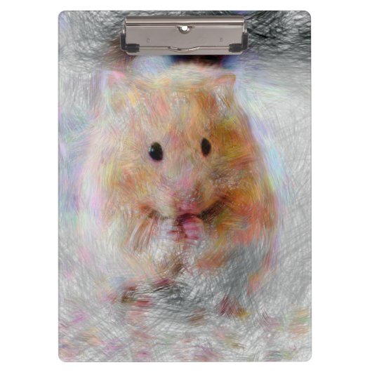 動物芸術的のハムスター クリップボード (正面)