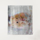 動物芸術的のハムスター タペストリー (正面)