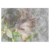 動物芸術的のハリネズミ テーブルクロス (正面(横))