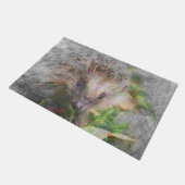 動物芸術的のハリネズミ ドアマット (アングル)