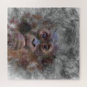 動物芸術的オランベビー ジグソーパズル (横)