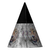 動物芸術的ヒョウ パーティーハット (裏面)