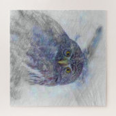 動物芸術的フクロウ ジグソーパズル (横)