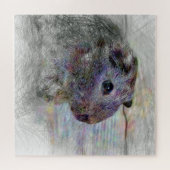 動物芸術的モルモット ジグソーパズル (横)