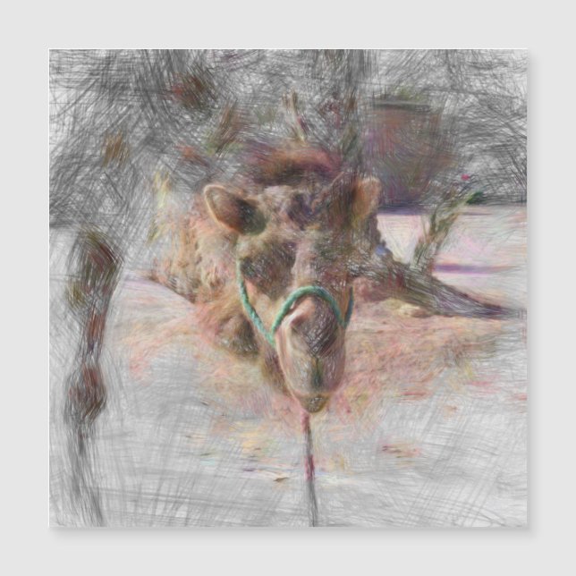 動物芸術的ラクダ2. (正面)