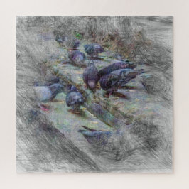 動物芸術的鳩 ジグソーパズル