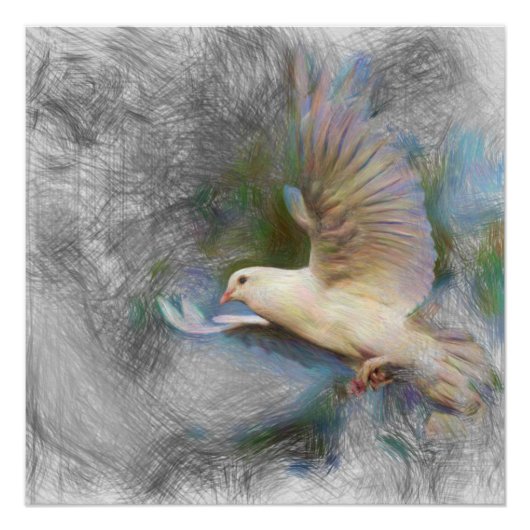 動物芸術的鳩 ポスター (正面)