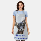 動物芸術 エプロン (着用した状態)