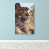 動物芸術 キャンバスプリント (インサイチュ (ウッドフロア))