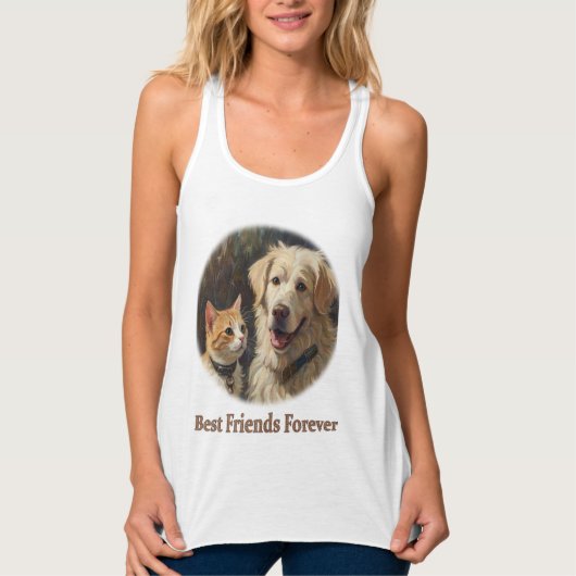 動物芸術 タンクトップ (正面)