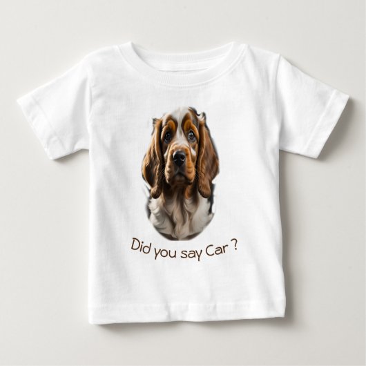 動物芸術 ベビーTシャツ (正面)