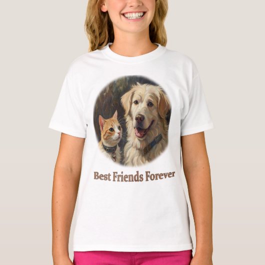 動物芸術 Tシャツ (正面)