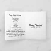 動物虐待クリスマスカードに反対する シーズンカード (内部)