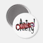 動物虐待マグネットに対して マグネット (正面/裏面)